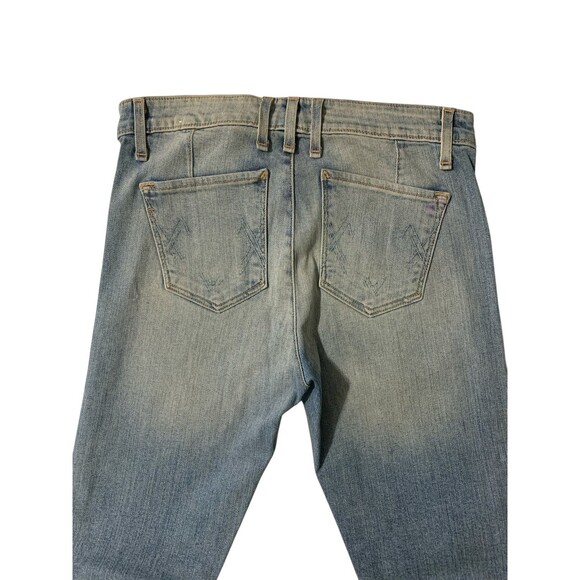 McGuire Jeans Womens 27 Blue Distressed German Slim Straight Leg Denim Pants - Picture 6 of 9